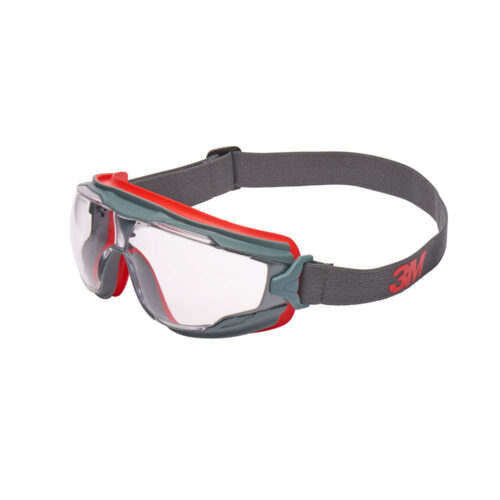 3M™ GOGGLE GEAR 500 Gafas ventilación indirecta, PC incolora, recubrimiento SCOTCHGARD.